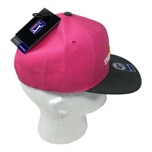 PGA Tour Youth Hat Adjustable SnapBack Pink Gray The Players 47 Captain Kids - Picture 4 of 7